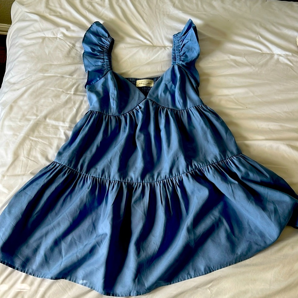 American Threads Dress - Blue